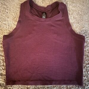90 Degree Reflex MaroonTank crop  activewear workout comfortable  causal